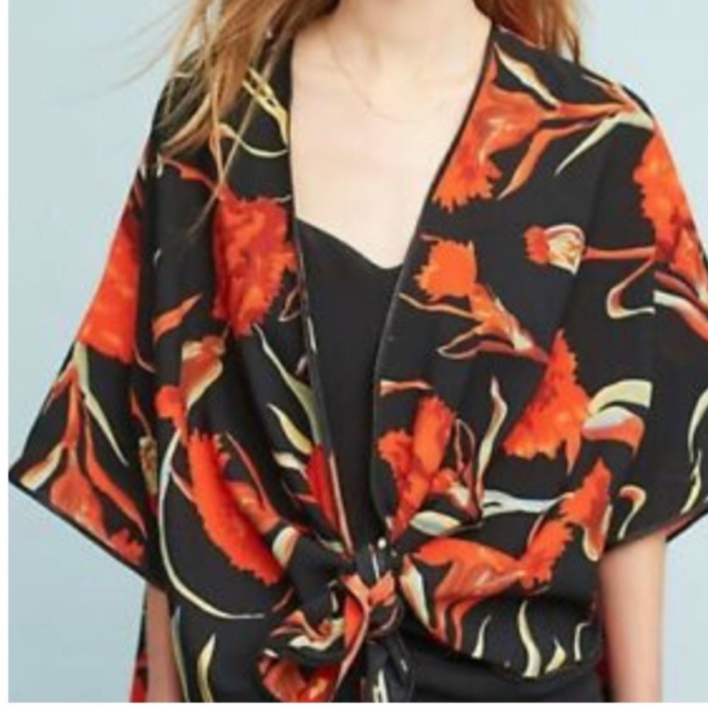 Anthropologie Do Everything With Love Kimono